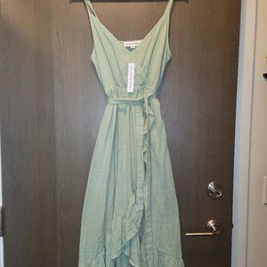 Emma & Michele - Green Midi Summer Dress (Small)